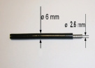 Gaine de cable les 5 mtres  int 2.6mm  ext 6mm