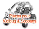 Pices pour Kidibug et scooters PGO