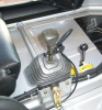 Syst�me manuel de d�verouillage de boite pour buggy PGO 500