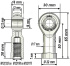 Rotule Unibal comp�tition TYPE SFE 12/40
