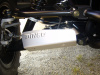 Protection alu des triangles pour buggy PGO 500
