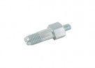 Adaptateur M8 x 1.25 gauche mle pour tte fil nylon  bouton alu TECOMEC