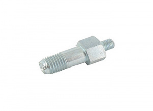 Adaptateur M8 x 1.25 gauche mle pour tte fil nylon  bouton alu TECOMEC