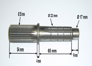 Arbre de transmission pour inverseur