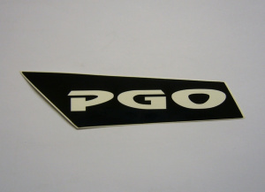 Autocollant PGO cot� gauche