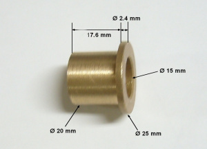 Bague bronze de triangle infrieur pour buggy PGO 50/150/200/250