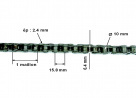 Chane de transmission (pas de 15.8)