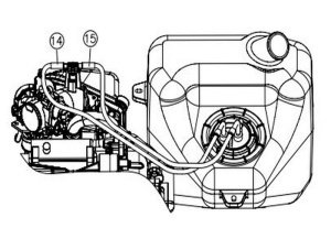 durites alimentation (le jeu de 2) pour buggy PGO 500