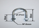 Etrier pour tube  27 mm