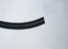 Gaine annele noire fendue  int 13 mm