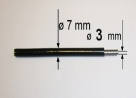 Gaine de cable les 5 mètres Ø int 3mm Ø ext 7mm