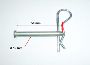 Goupille de scurit  10 mm X 50 mm, l'unit