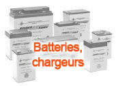 Batteries,  chargeurs