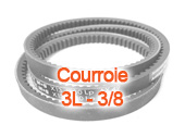 Courroie 3L - 3/8 = 9,53 x 6 mm