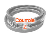 Courroie Z = 10 x 6 mm