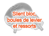 Silents bloc boules de levier et ressorts