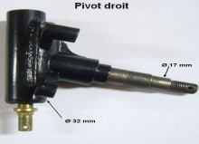 Kit de r�paration de pivot droit ou gauche pour buggys PGO 150/200/250