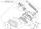 Patte support boitier de filtre  air pour buggy PGO 200