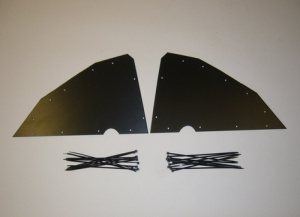 Plaques de protection des passages de roue pour buggy PGO 250