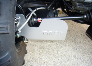 Protection alu des cardans pour buggy PGO 500 et 600