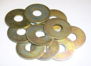 Rondelles plates larges � int 18 mm, le sachet de 10