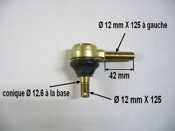 Rotule de biellette de direction pour buggy OXO 500 et autre buggy