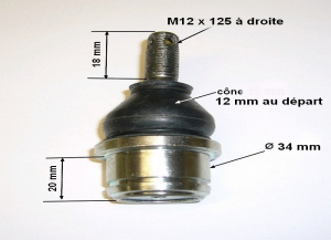 Rotule de triangle pour buggy chinois