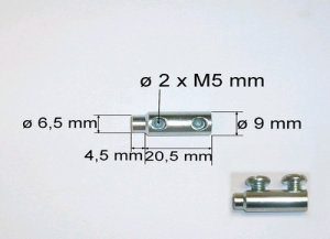 Serre cable double serrage (l'unit)