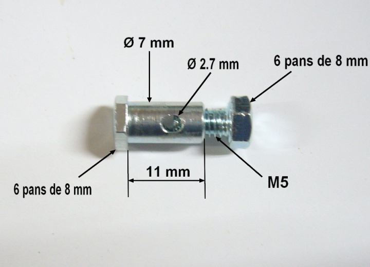 Serre cable (l'unité) -  : Pièces détachées pour Buggy, PGO,  SECMA, OXOBIKE